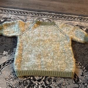 Cozy Green Knit Sweater